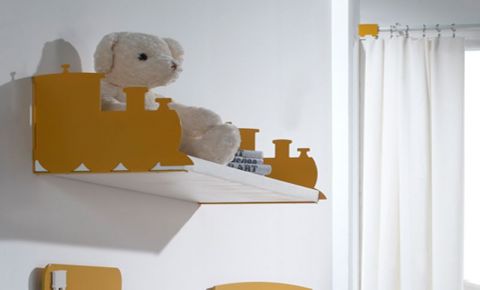 Estantería para libros infantil madera y forja